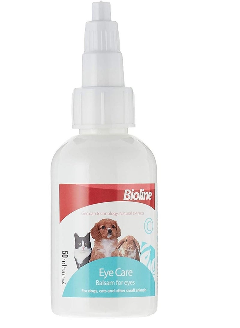 Bioline قطرات بيولاين للعناية بالعين للحيوانات الأليفة 50 مل - Image 1
