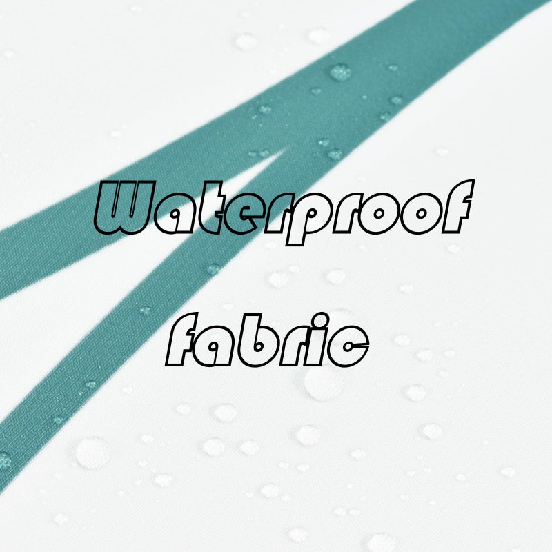 Punkray Seaweed Green Striped Fabric Shower Curtain for Bathroom with 12 Hooks  Shower Curtains for Bathroom  Waterproof Bath Accessories Hotel Style - Machine Washable 72 X 72 - Image 3