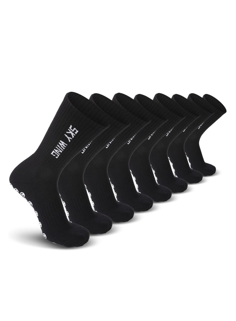 SKY WING Soccer Socks for Men & Women  Knee High Football & Softball Sports Wicking Non-Slip Athletic Long Socks 1/2/3/4 Pairs - Image 1