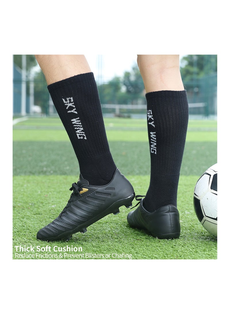 SKY WING Soccer Socks for Men & Women  Knee High Football & Softball Sports Wicking Non-Slip Athletic Long Socks 1/2/3/4 Pairs - Image 4