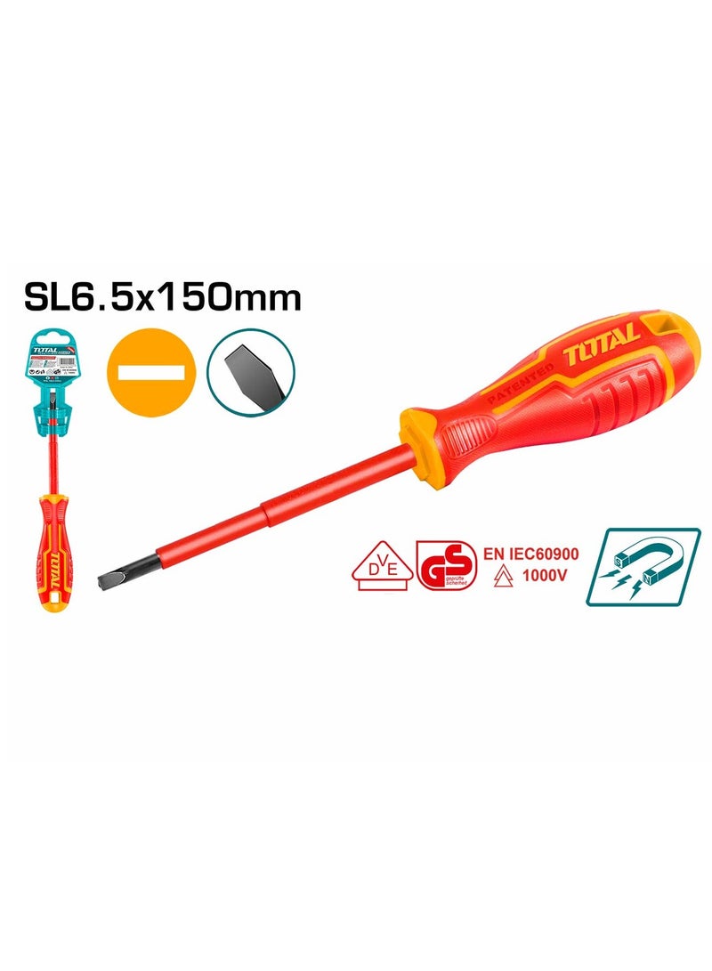 TOTAL 150 x 5.6 Insulated Screwdriver - THTIS6150 - Total