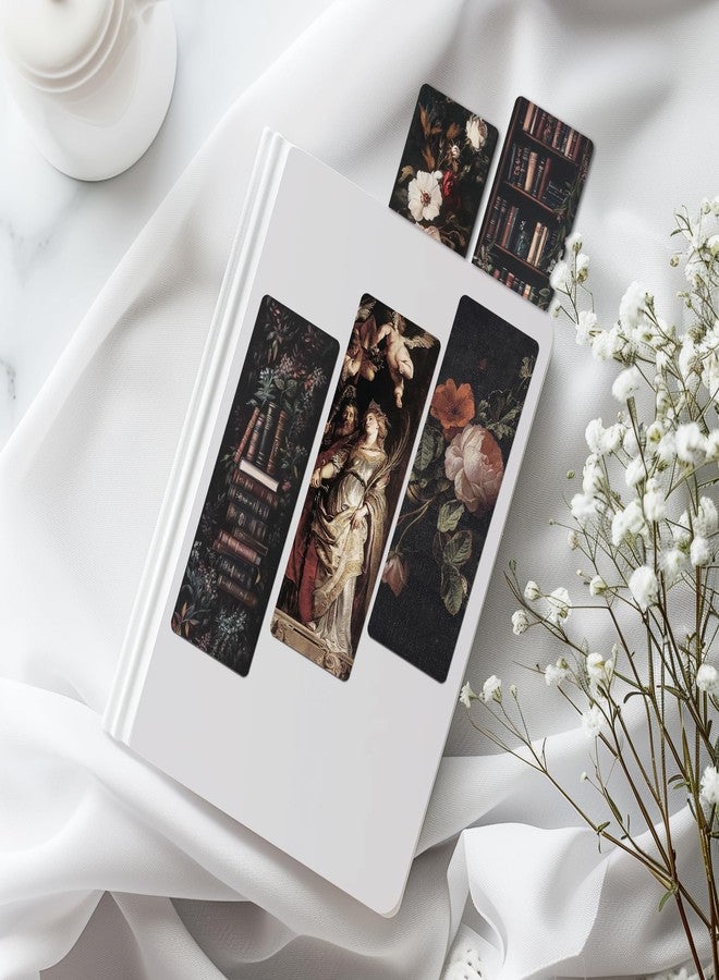 TwoDays Dark Academia Bookmarks for Women, Dark Romance Stuff for Book Lovers, Moody Gothic Book Accessories for Bookish. (Set of 10, 6'' x 2'') - Image 4