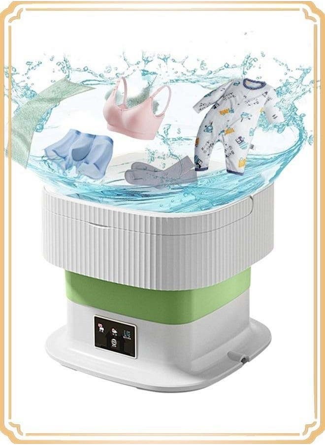 APEX 10L Folding Automatic Water Refill Shoes Washing Machine Portable Turbine Washer  - Image 5