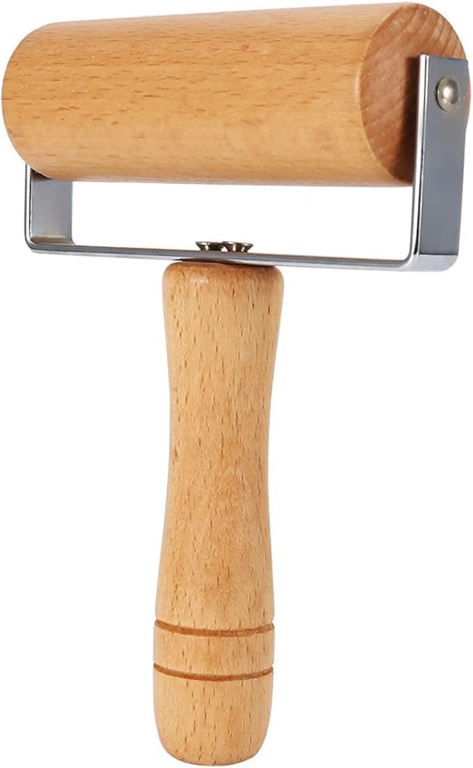 Fitto 10cm Wooden Rolling Pin - Premium Quality Baking Tool for Pastry, Dough, and Pizza - Durable, Easy to Clean, Perfect for Kids and Adults, Non-Stick Surface, Kitchen Essential - Image 5