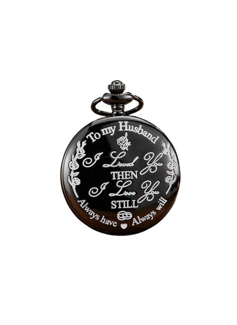" An imported classic pocket watch with an unparalleled luxurious appearance, made of durable, high-quality metal"