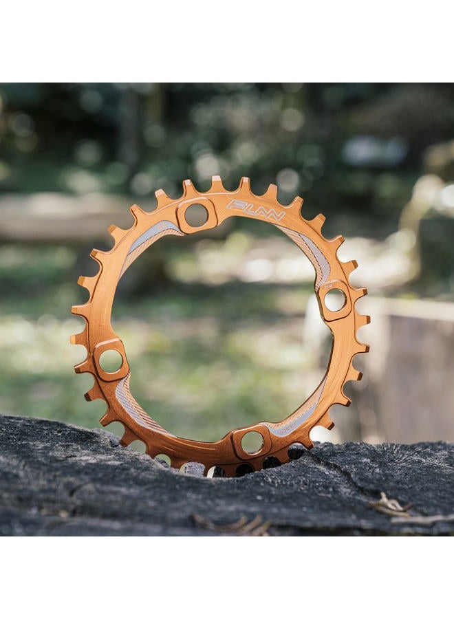 Funn Solo Narrow Wide Chainring for 9 10 11 12 Speed Chain, Fits 104mm BCD Interface Crankset, Single Speed Bike Chain Ring for MTB, BMX Bike, Gravel Bike and Road Bike (36T, Red) - Image 2