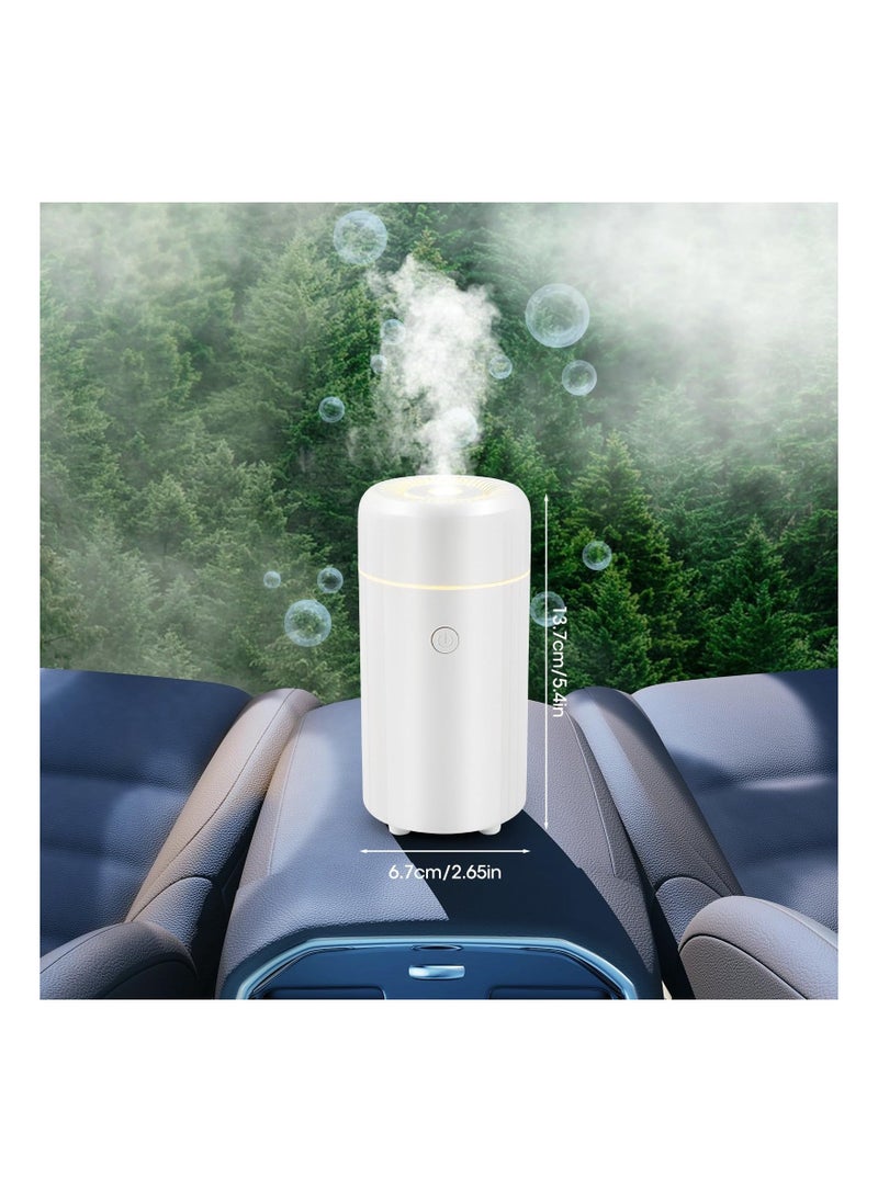 Living Essential Oil Car Diffusers, Car Air Fresheners Car Diffuser with Night Light 100ml Essential Oil Car Freshener with Auto Off Super Quiet Air Humidifier for Office Home Car(White) - Image 5
