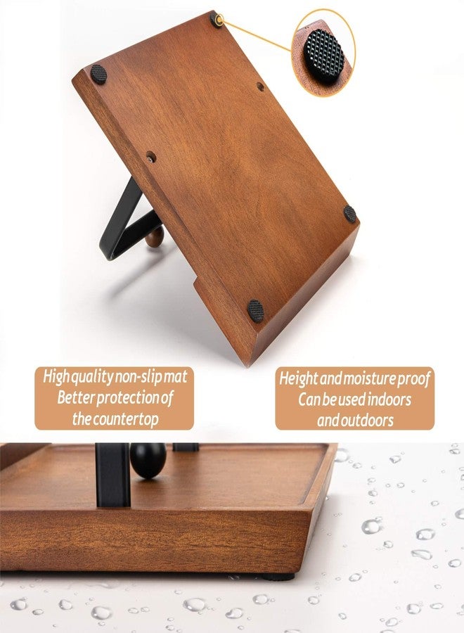 ALLCENER Black Wooden Napkin Holder, Multifunctional Farmhouse Napkin Holder for Table, Kitchen, Outdoor Use, Includes Space for Salt and Pepper Shakers (Seasoning Jar Not Included) - Image 5