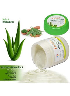 LILIUM Aloe Vera Neem Pack 500Ml Promotes Hydration Radiance & Healthy Skin Clarifying & Detoxifying Antiinflammatory All Skin Types  - Image 2