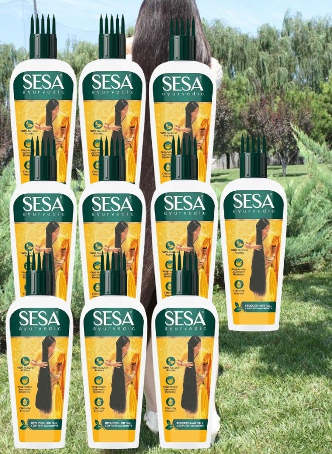 سيسا 10 قطع زيت شعر أيورفيدا بخلاصة برينجراج 100مل - Image 1