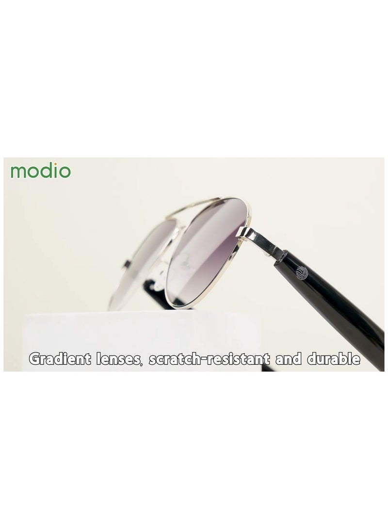 موديو MG05 Smart Audio Glasses with Bluetooth Speakers | UVB Eye Protection, Multi-Functional Touch Control, Built-in Mic, Long Battery Life & Lightweight Design for Hands-Free Music & Calls – Black - Image 4