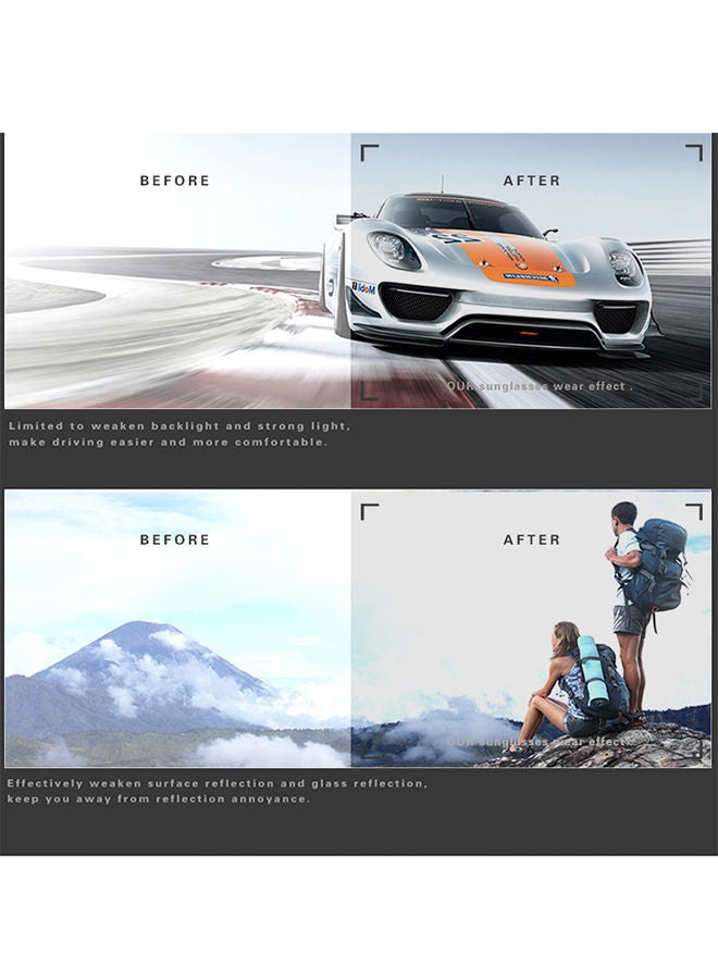 Sharpdo TR POLARIZED Men's Aviator Sunglasses - Image 3