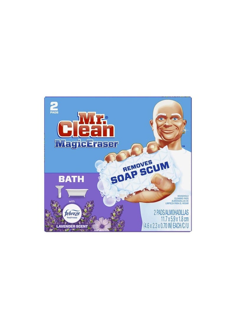 Mr Cleaner Mr. Clean Magic Eraser Sponge For Bathroom Pack 2 Pieces