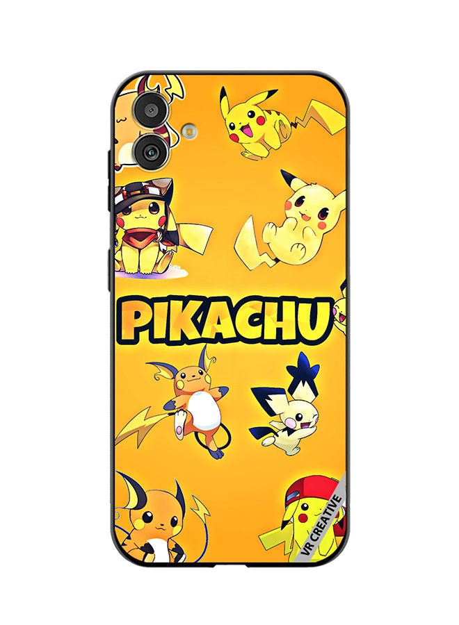 VR CREATIVE Protective Case Cover For Samsung Galaxy M13 5G Pikachu Surfing Design Multicolour - Image 1