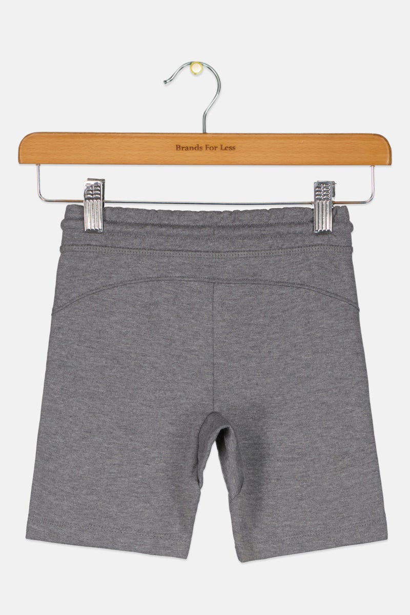 GAP Toddlers Boy Solid Pull On Shorts, Grey - Image 2