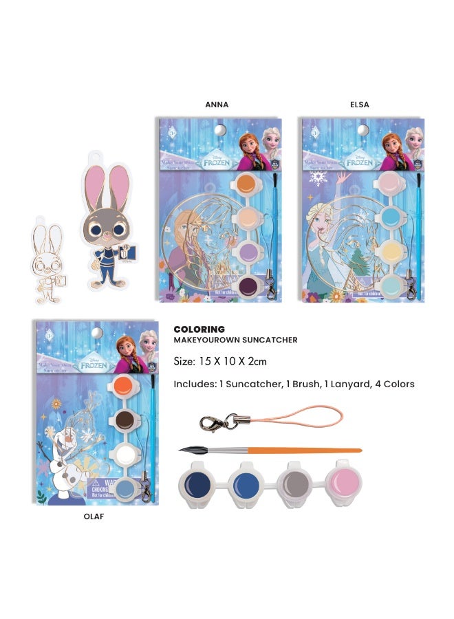 Disney Frozen Olaf Make Your Own Suncatcher | Painting Kit | Art & Craft For Kids | Fun Staycation Activity | Age 3+ - Image 5