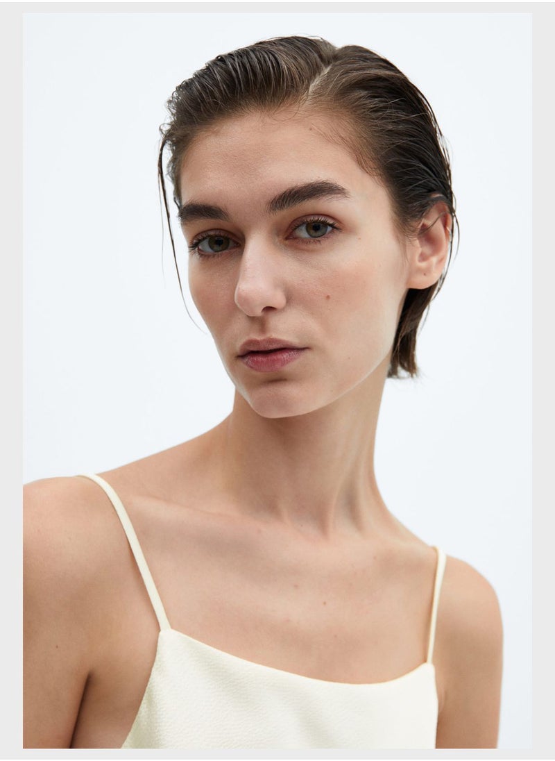 MANGO - Strappy Crop Top - Image 1