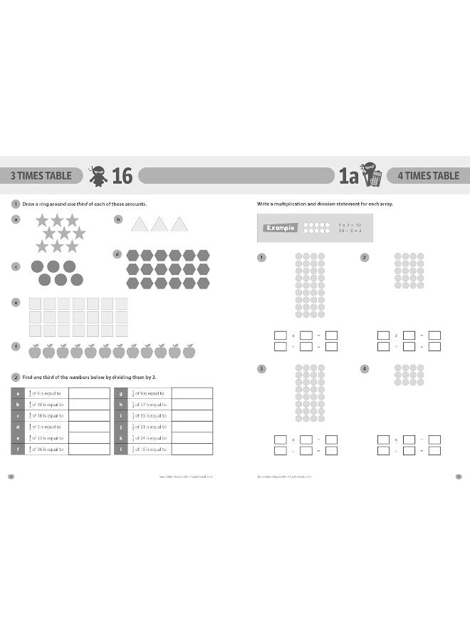 null - Times Tables Ninja for KS1: Photocopiable multiplication worksheets that suppo - Image 1