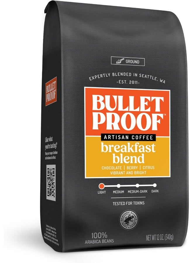 Bulletproof Bulletproof Breakfast Blend Light Roast Ground Coffee  - Image 1