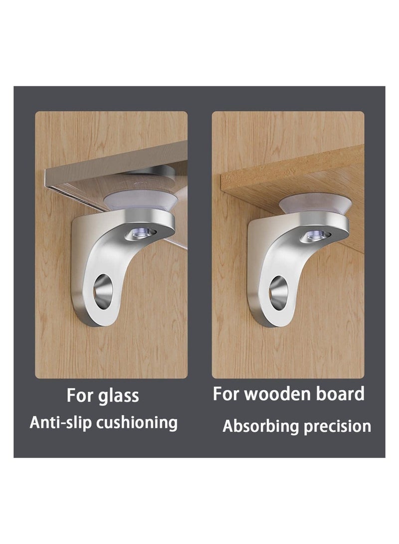 SYOSI 20Pcs Shelf Pins Closet Shelf Support Peg Shelf Pins Kit Bracket Shelf Holder Replacement Peg for Support Cabinet Shelf Kitchen Furniture Book Shelves Holder Locking Pins - Image 3