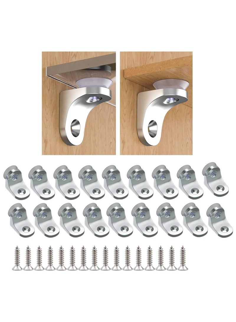 SYOSI 20Pcs Shelf Pins Closet Shelf Support Peg Shelf Pins Kit Bracket Shelf Holder Replacement Peg for Support Cabinet Shelf Kitchen Furniture Book Shelves Holder Locking Pins - Image 1