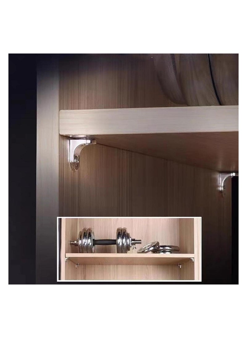 SYOSI 20Pcs Shelf Pins Closet Shelf Support Peg Shelf Pins Kit Bracket Shelf Holder Replacement Peg for Support Cabinet Shelf Kitchen Furniture Book Shelves Holder Locking Pins - Image 2