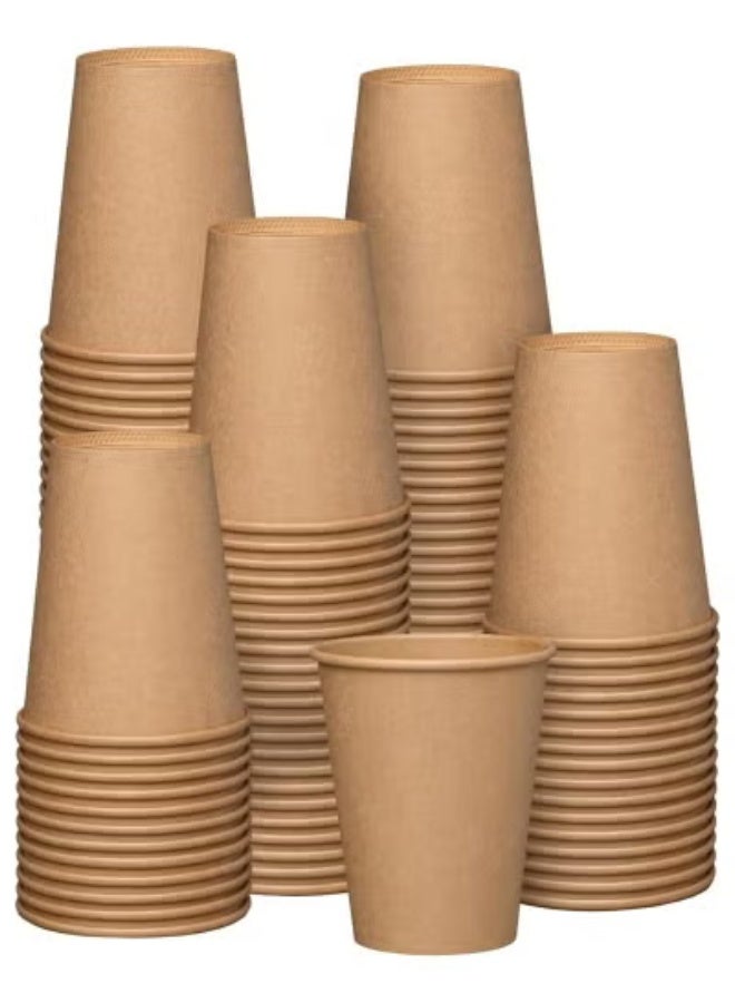 Brown Kraft Paper Cups, 12 oz, 100 Count - Image 2