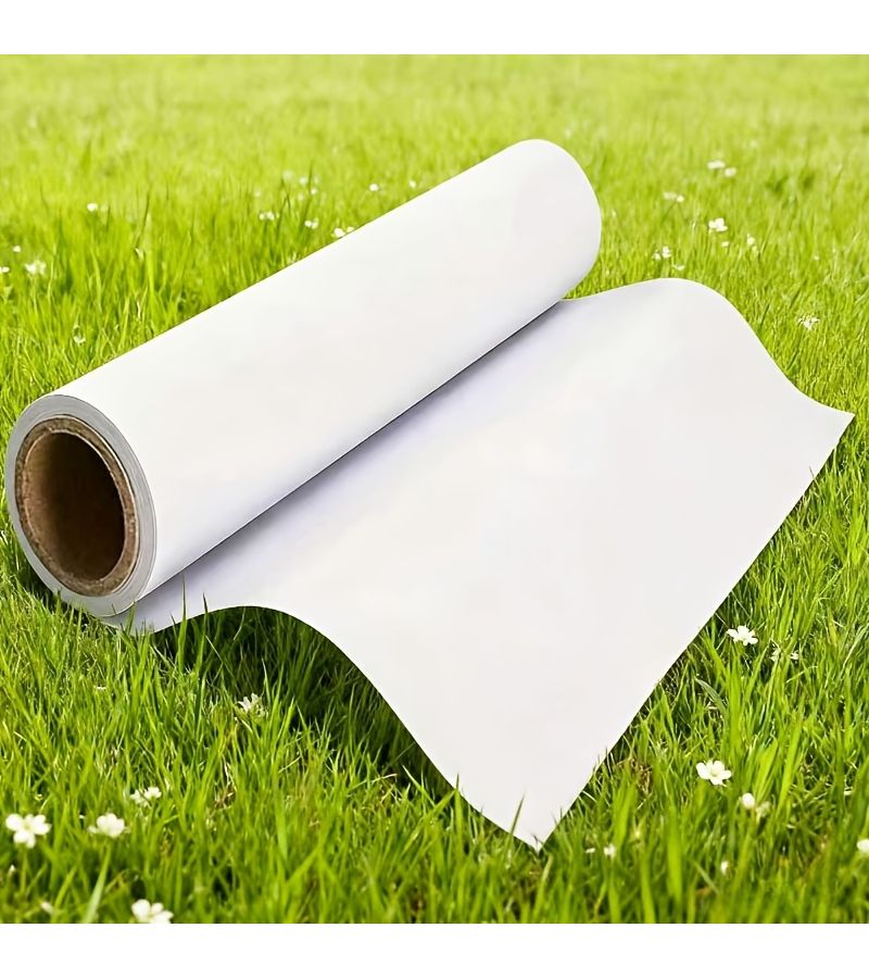 White Drawing Paper Roll 5M x 44Cm 19685In For Painting Sketching Gift Wrapping - Image 1