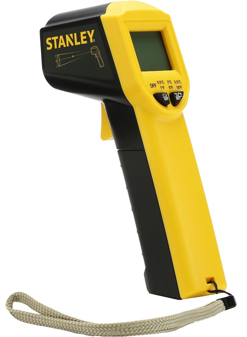 Stanley STHT0-77365 Digital Infrared Thermometer, Black/Yellow - Image 1