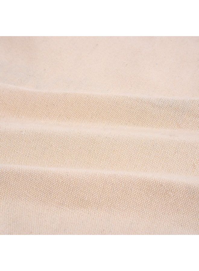 Bememo Hair Dryer Bags Drawstring Bag Container Hairdryer Bag, 11.8 by 13.8 Inch (Cotton, Beige) - Image 5