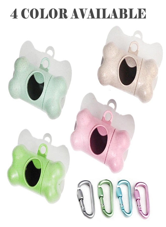 YUCHIYA Dog Poop Pickup Bags Holder Dispenser with 1 Roll Random Color Leak-proof Scented Doggy Waste Bags and Carabiner with Safety Lock Plus Hook and Loop Fastener Never Loose on Leash Lead Again (Pink) - Image 5