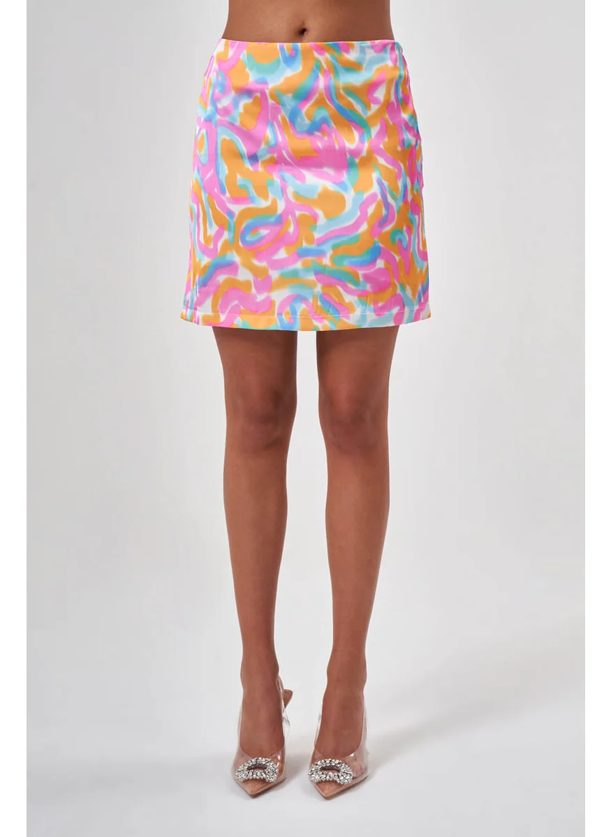 MIZALLE SATIN SKIRT