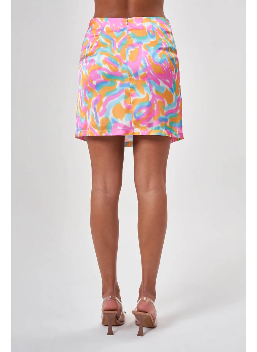 MIZALLE SATIN SKIRT