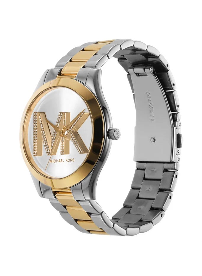 Michael Kors Women Michael Kors Slim Runway Women's Watch, Stainless Steel Bracelet Watch for Women - MK4735 - Image 2