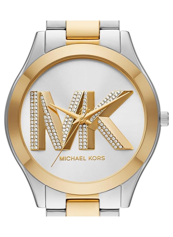 Michael Kors Women Michael Kors Slim Runway Women's Watch, Stainless Steel Bracelet Watch for Women - MK4735 - Image 3