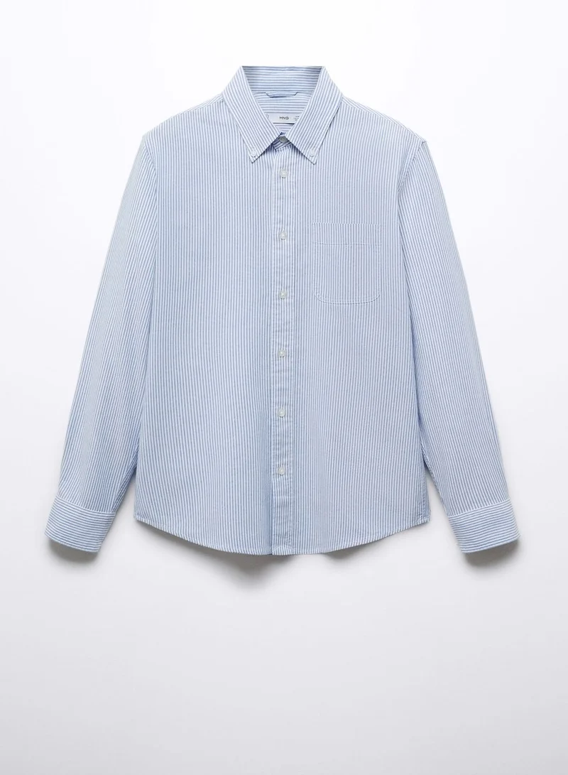 Mango Man Stripe Regular Fit Shirt