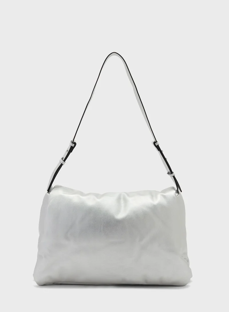 TOPSHOP Taffy Puffy Long Strap Tote Bag