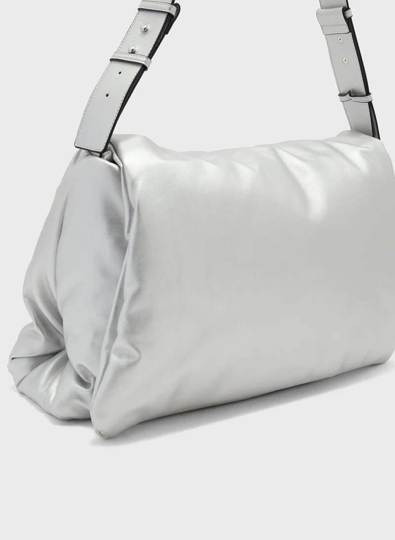 TOPSHOP Taffy Puffy Long Strap Tote Bag