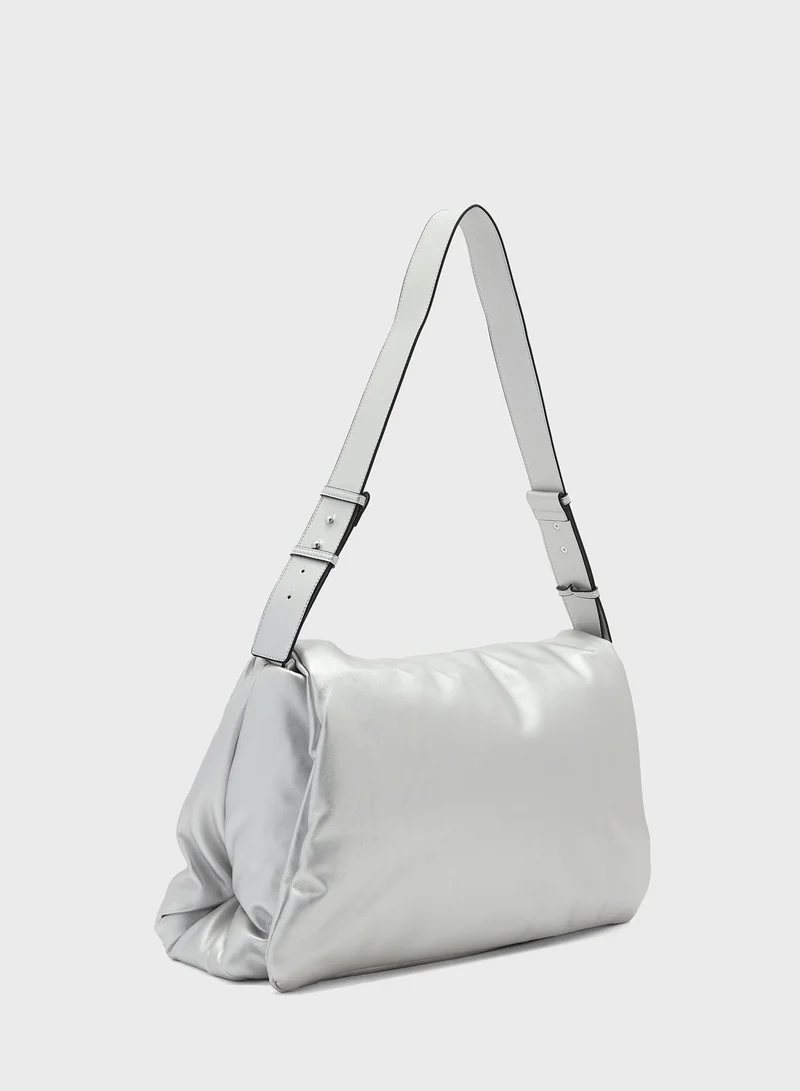 TOPSHOP Taffy Puffy Long Strap Tote Bag