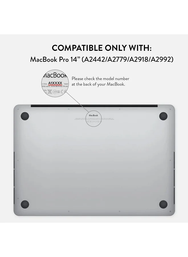 بورجا جراب حماية ماك بوك برو  بوصة بتصميم مطبوع شاشة ريتينا بصمة الإصبع