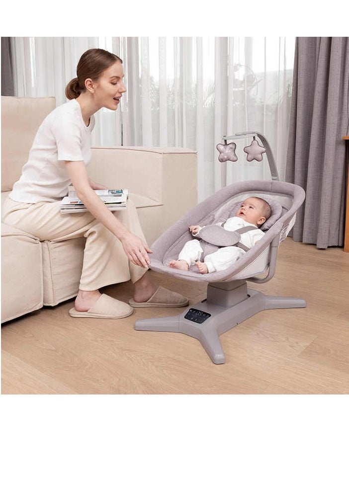 Mastela - Electric baby rocking bed with music and mosquito net for optimal protection and comfort - Image 1