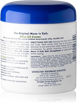 Mane 'n Tail كريم تكييف مانو وتيل بزيت الزيتون 156 جرام - Image 2