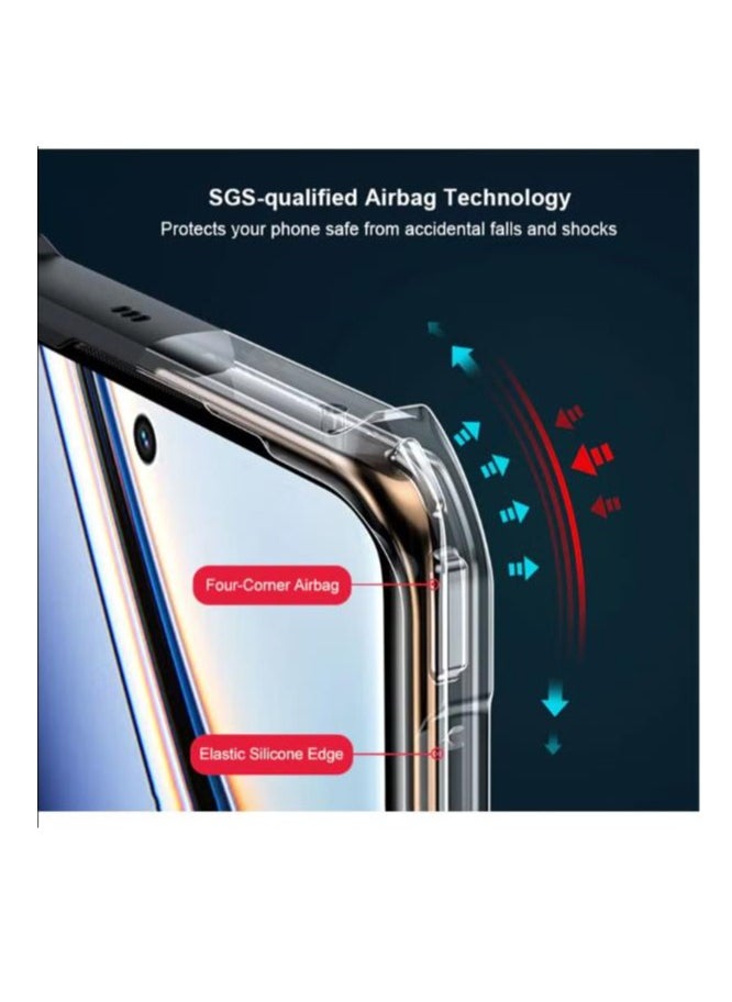 Case Cover For realme 11 Pro Plus 5G Mobile Phone , Ultra-Thin Lightweight Cover Soft TPU Bumper + Acrylic Clear Back Case Cover  - Image 2