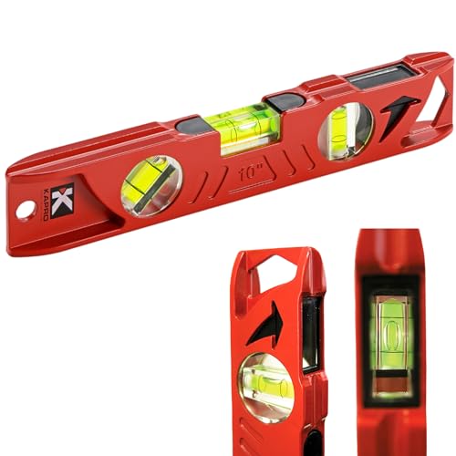 Kapro - 923 Professional Cast Aluminum Torpedo Level - Features Dual-View Plumb Site - Magnetic - VPA Tested - Image 1