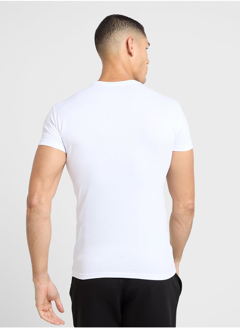 EMPORIO ARMANI Logo Crew Neck T-Shirt  - Image 2
