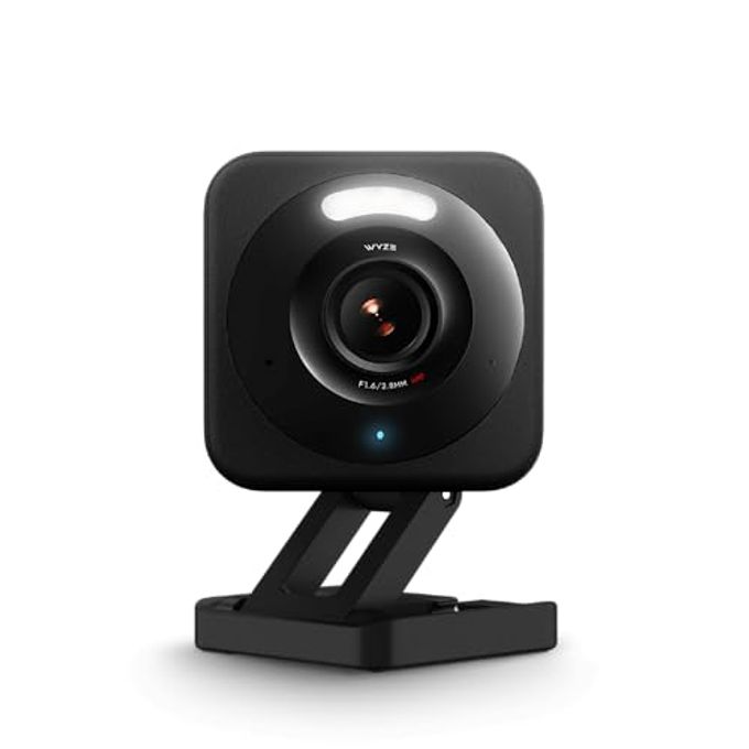 WYZE Cam V4 (Latest Model), 2.5K Ai Security Camera, Indoor/Outdoor Cameras For Home Security, Baby Monitor & Pet Camera, Vibrant Color Night Vision, No Subscription Required, Free Expert Help - Image 1