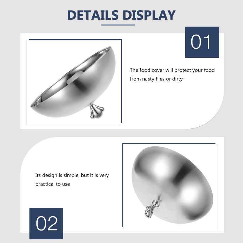 Stainless Steel Food Cover, Keeps Flies Away with Durable Design for Everyday Convenience - Image 4