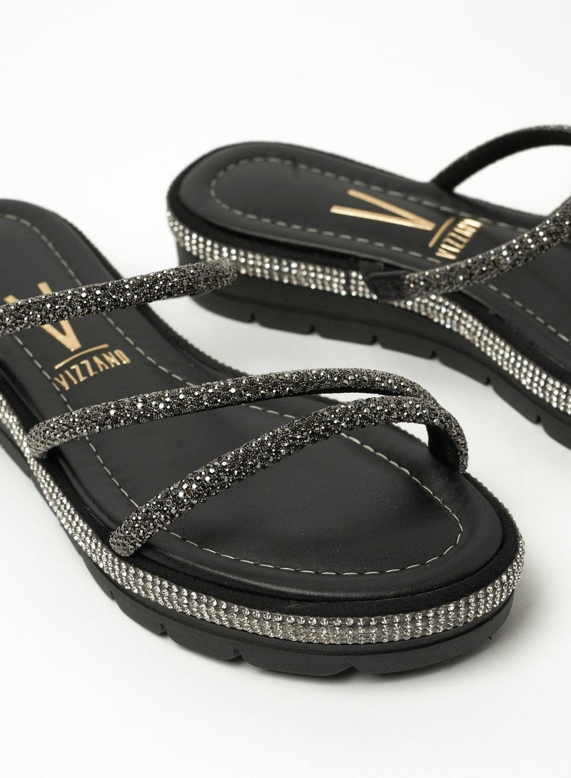 VIZZANO Flat Sandals for Women – Stylish Ladies Flat Sandals & Comfortable Flat Slippers - Image 4