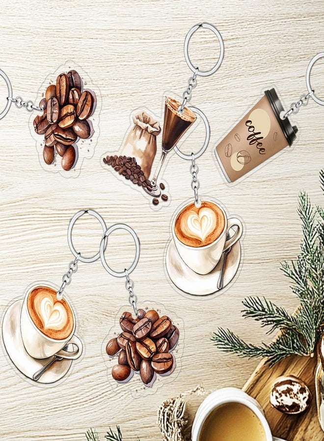 Merrystorm 24Pcs Espresso Martini Keychain Party Favors A Tini Bit Older Espresso Martini Decor Acrylic Coffee Martini Keychains Gifts Accessories for Birthday Bachelorette Bridal Shower Tini Bar Party Favors - Image 4