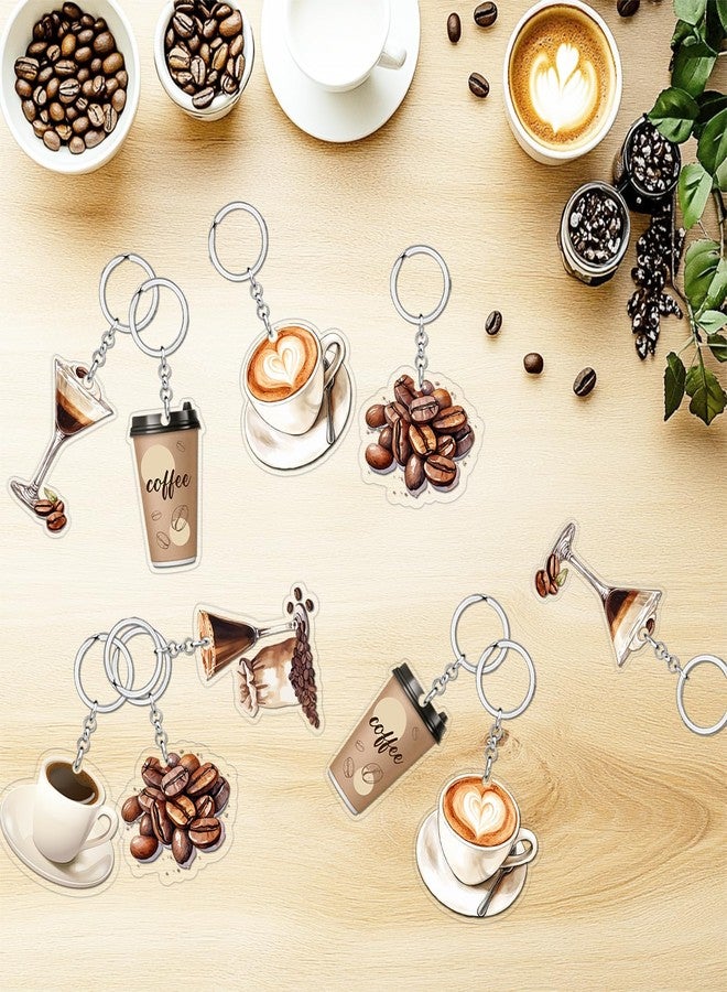 Merrystorm 24Pcs Espresso Martini Keychain Party Favors A Tini Bit Older Espresso Martini Decor Acrylic Coffee Martini Keychains Gifts Accessories for Birthday Bachelorette Bridal Shower Tini Bar Party Favors - Image 3